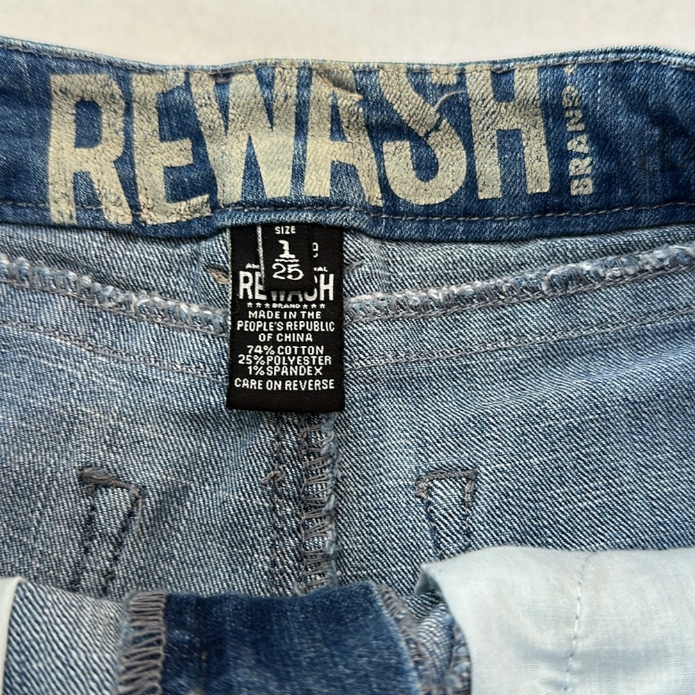 Rewash Denim Blue Women's Shorts - Picture 2 of 10